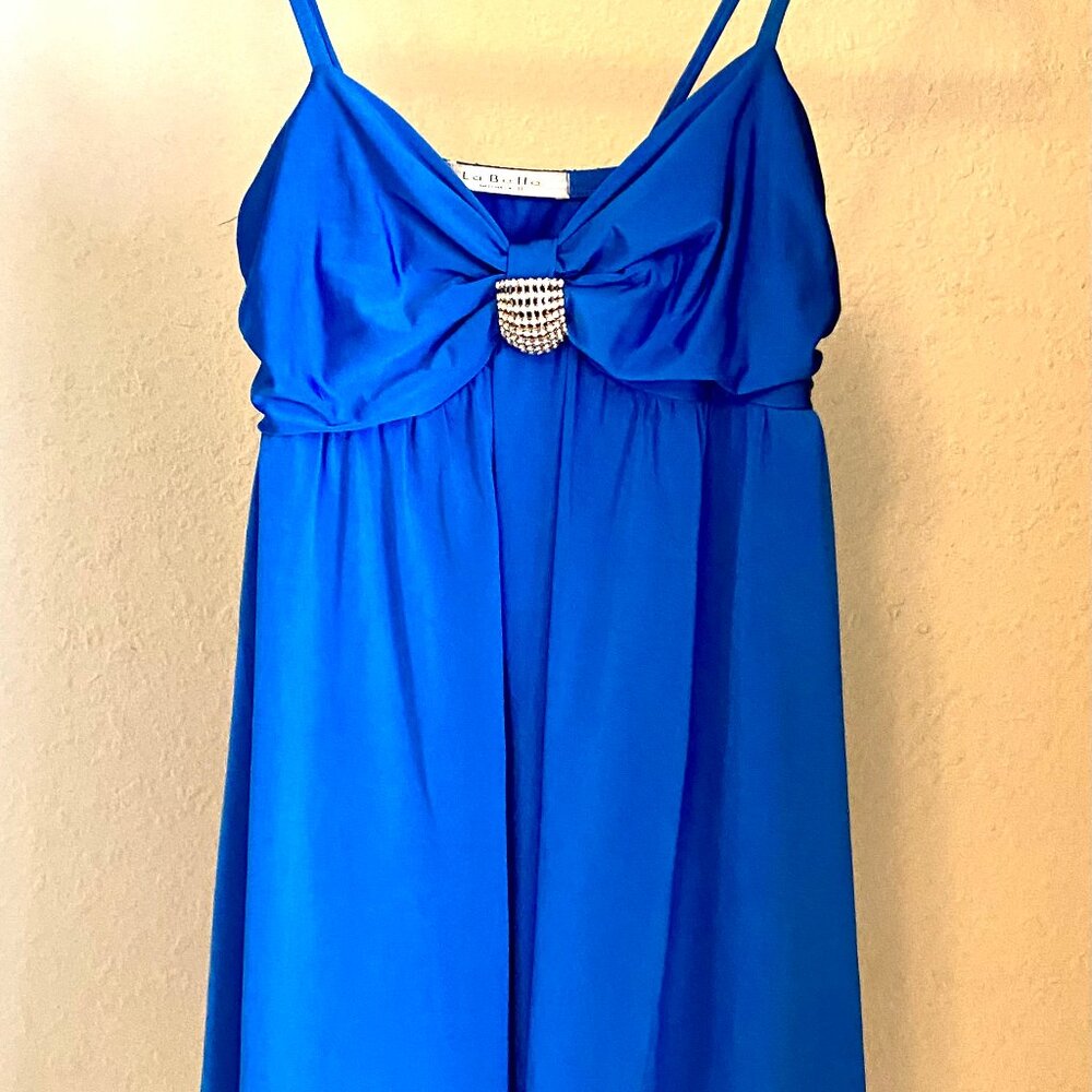 La Belle Royal Blue Evening Dress